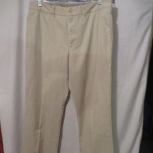 Banana Republic Beige Flat Front Pants, Sz. 36/34